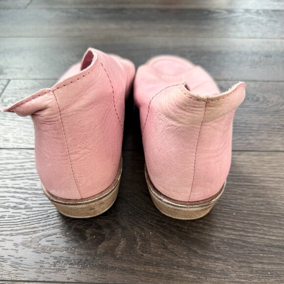 FREE PEOPLE Mont Blanc Pink Leather Shoes - Size EU 40 - Picture 8 of 9